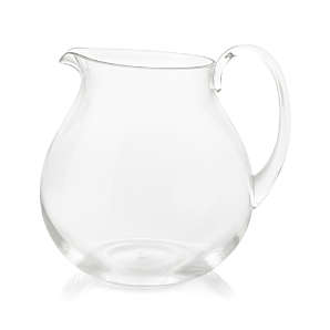 hotsale clear plastic pitcher 2l round