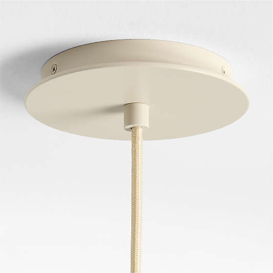 Soren Kids Pendant Ceiling Light with Grey Cord and Ceiling Plate