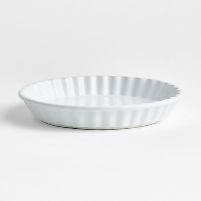 View Sorrento White Ceramic Quiche Dish details