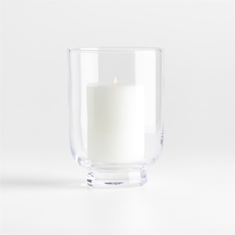 Soto Clear Glass Hurricane  Candle Holder 7" - image 3 of 5