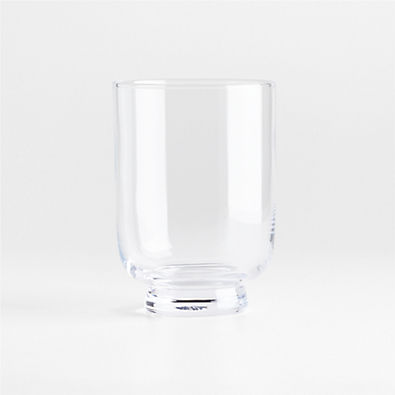 View Soto Clear Glass Hurricane  Candle Holder 7" details