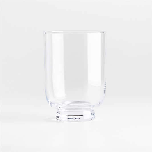 Soto Clear Glass Hurricane  Candle Holder 7"