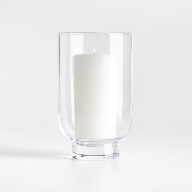 Soto Clear Glass Hurricane  Candle Holder 9" - image 3 of 5