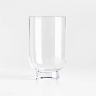 Soto Clear Glass Hurricane  Candle Holder 9"