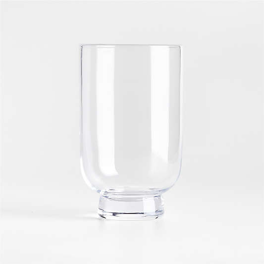 Soto Clear Glass Hurricane  Candle Holder 9"