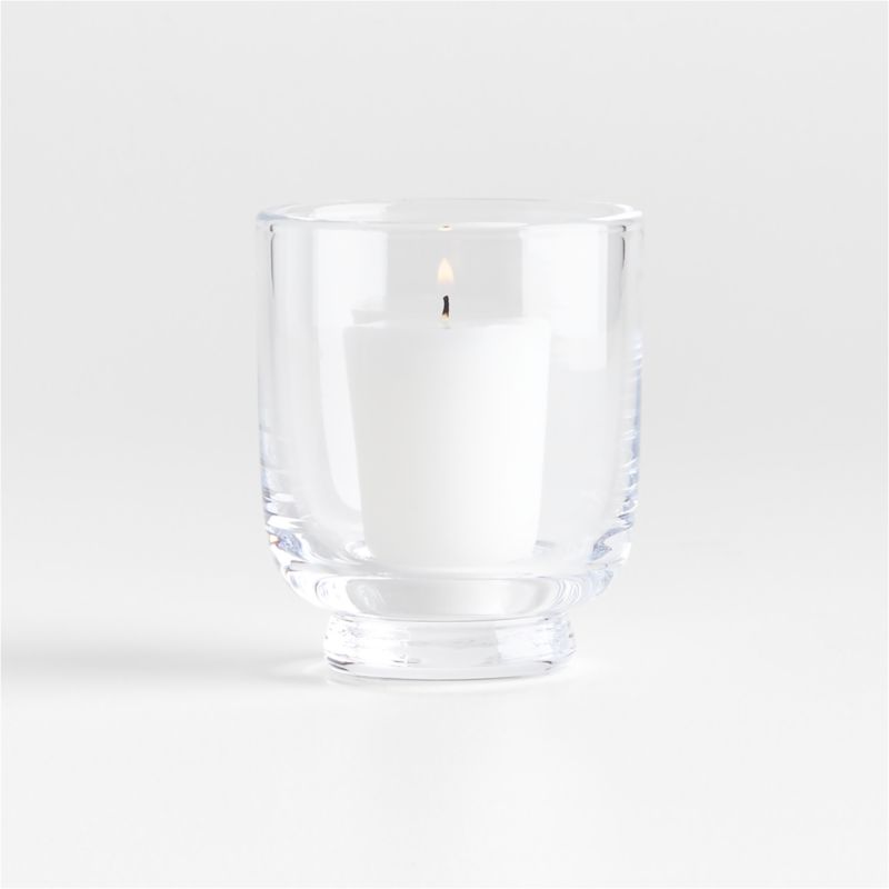 Soto Clear Glass Hurricane Candle Holder 3.5" - image 0 of 4