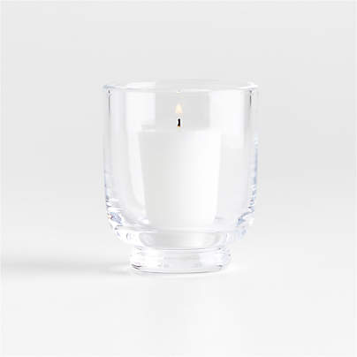 Soto Clear Glass Hurricane Candle Holder 3.5"