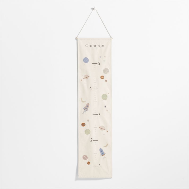 Space Canvas Personalized Kids Growth Chart - image 0 of 5