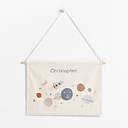 Space Canvas Personalized Kids Wall Art Tapestry