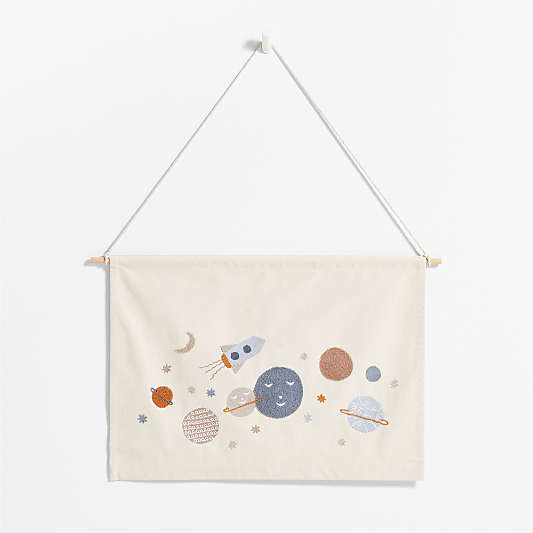 Space Canvas Personalized Kids Wall Art Tapestry