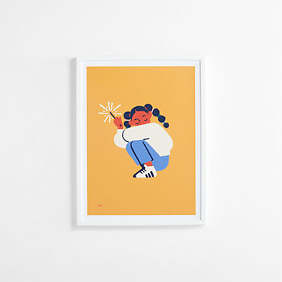 View Sparkle Framed Wall Art Print details