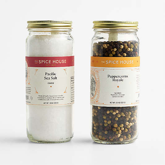 Spice House C&B Pacific Sea Salt and Peppercorns Set