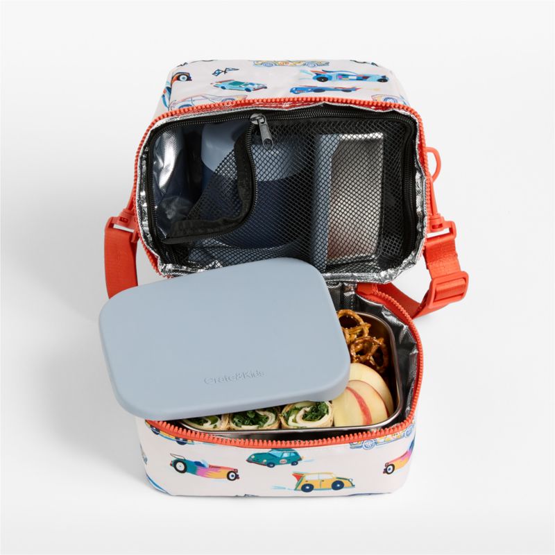 Speed Racecars Dual Compartment Soft Insulated Kids Lunch Box - image 3 of 6