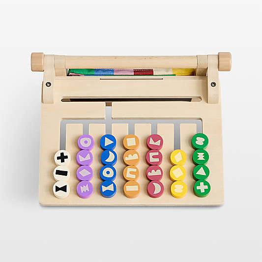 Wonder & Wise by Asweets Wooden Toddler Spellbinder Spelling Toy