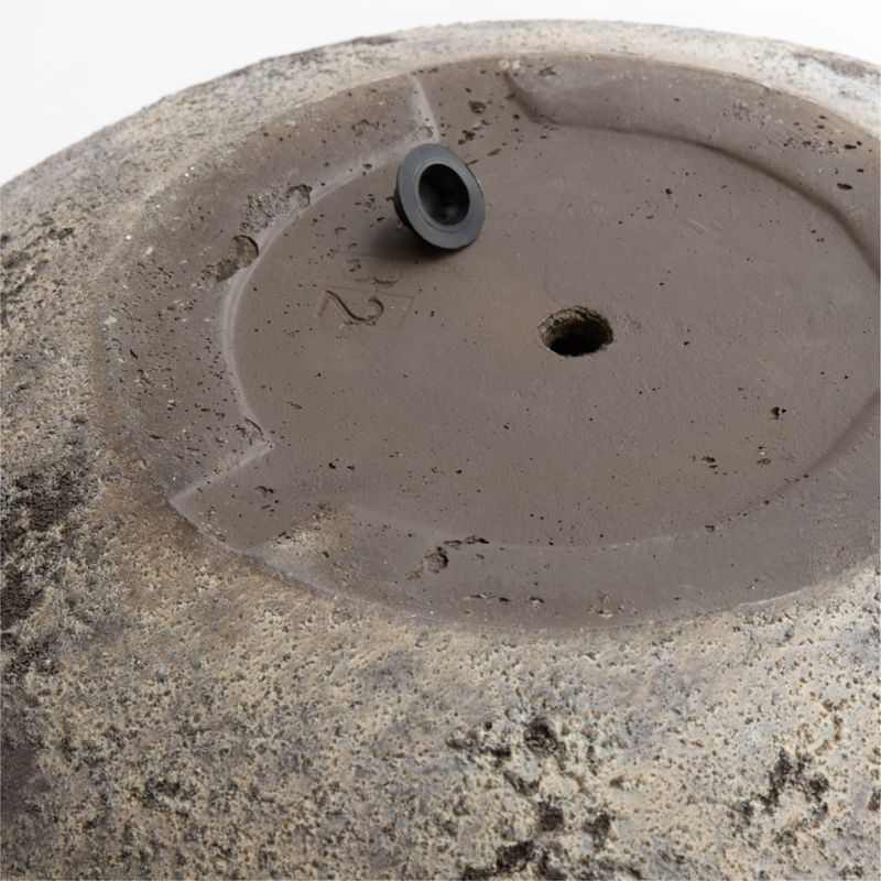 Sphere 22.5" x 26.0" Bronze Textured Indoor/Outdoor Planter - image 4 of 10