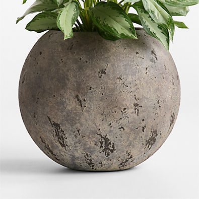 View Sphere 22.5" x 26.0" Bronze Textured Indoor/Outdoor Planter details