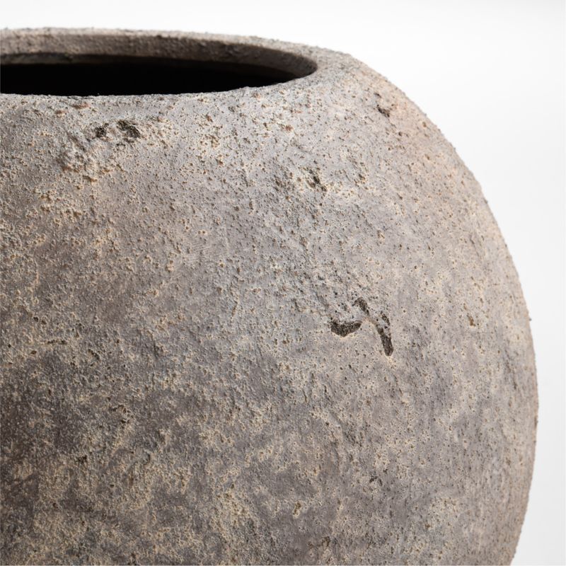 Sphere 17.5" x 20.0" Bronze Textured Indoor/Outdoor Planter - image 3 of 10