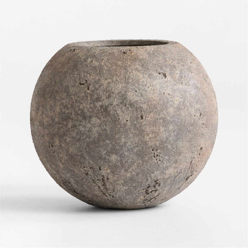 Sphere 17.5" x 20.0" Bronze Textured Indoor/Outdoor Planter - image 5 of 10