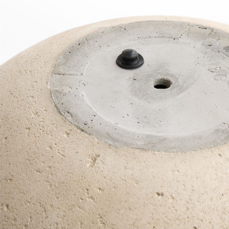 Sphere 22.5" x 26.0" Ivory Textured Indoor/Outdoor Planter - image 4 of 10