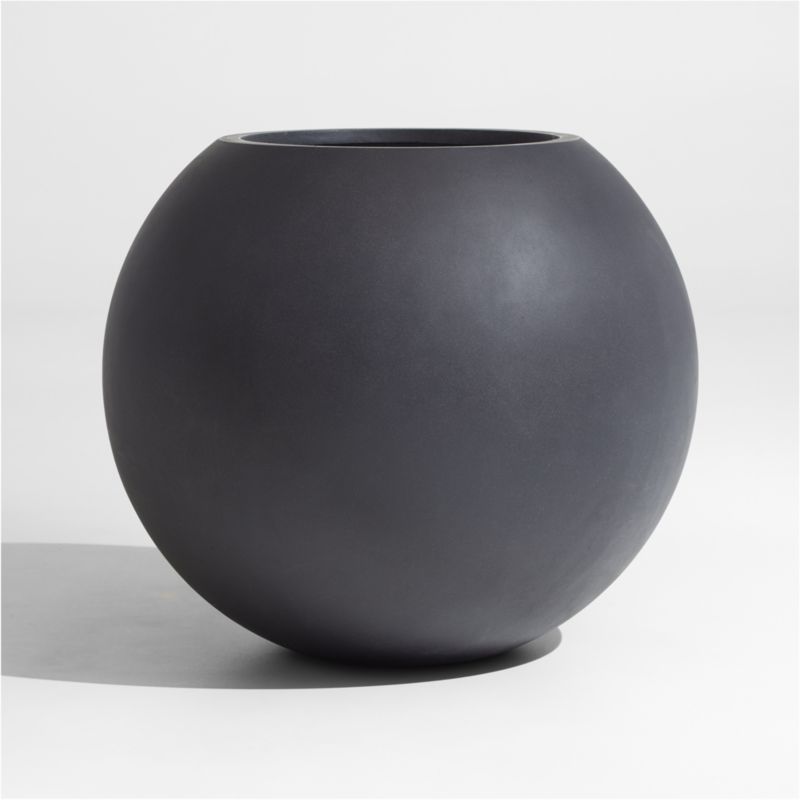 Sphere Dark Grey Indoor/Outdoor Planter