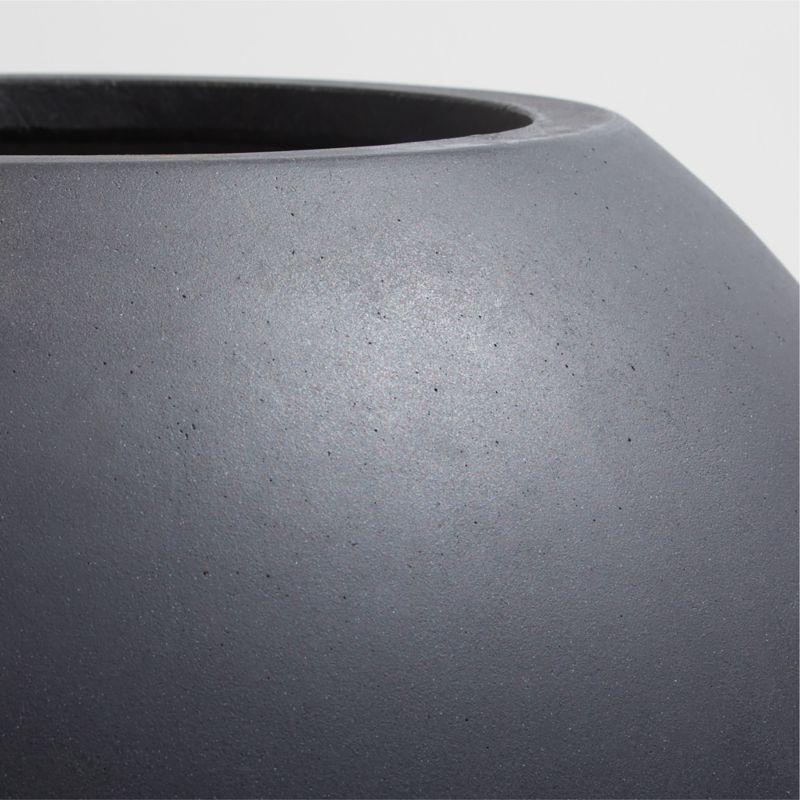 Sphere Small Dark Grey Indoor/Outdoor Planter 20" - image 9 of 15