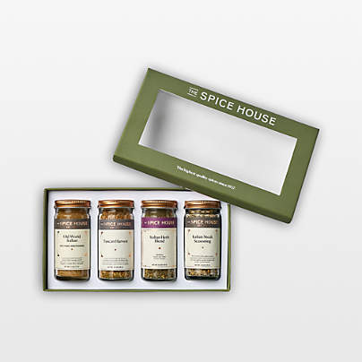 The Spice House 4-Jar Taste of Italy Seasoning Set