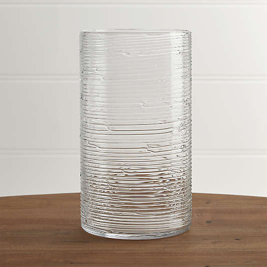 Spin Glass Extra Large Hurricane Candle Holder/Vase.