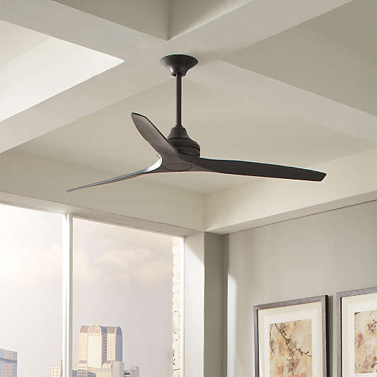 Fanimation Spitfire 48 Dark Bronze/Walnut Indoor/Outdoor Ceiling Fan with LED Light