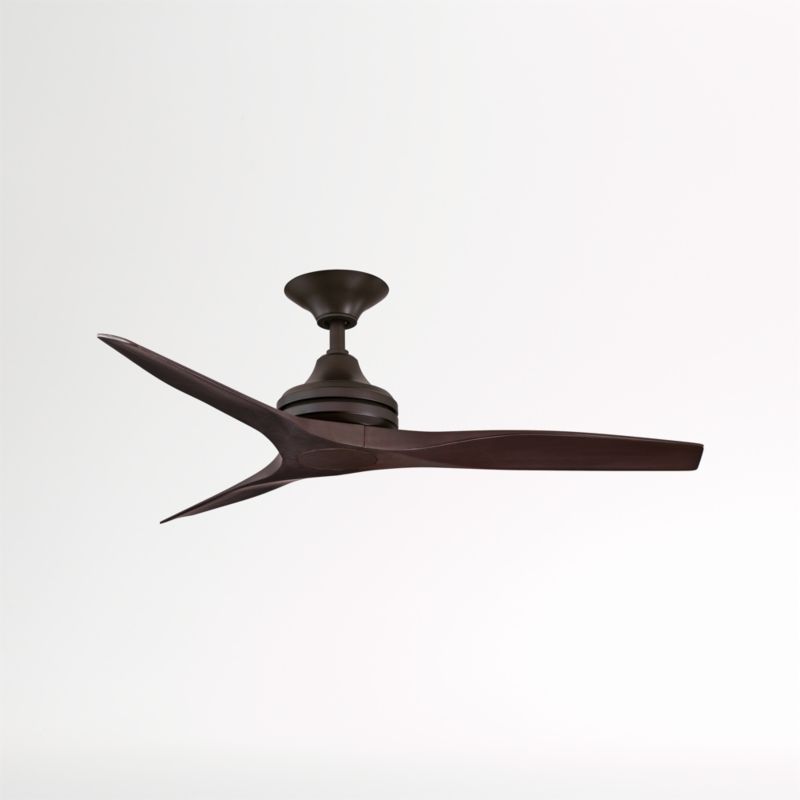 Fanimation Spitfire 48 Dark Bronze/Walnut Indoor/Outdoor Ceiling Fan - image 0 of 2