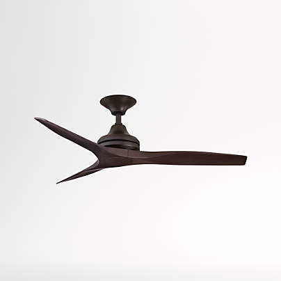 Fanimation Spitfire 48 Dark Bronze/Walnut Indoor/Outdoor Ceiling Fan