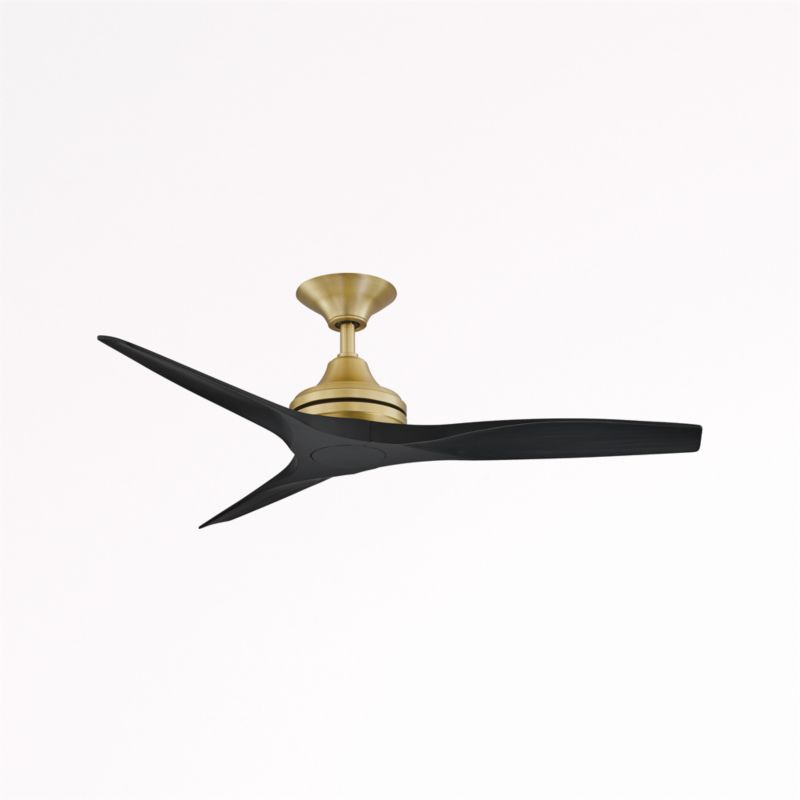 Fanimation Spitfire 48 Brushed Brass/Black Indoor/Outdoor Ceiling Fan - image 0 of 1