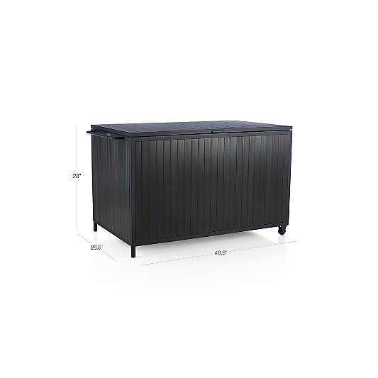 Alfresco Black Outdoor Storage Box