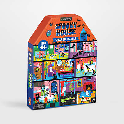 Spooky House 100-Piece Kids Halloween Puzzle