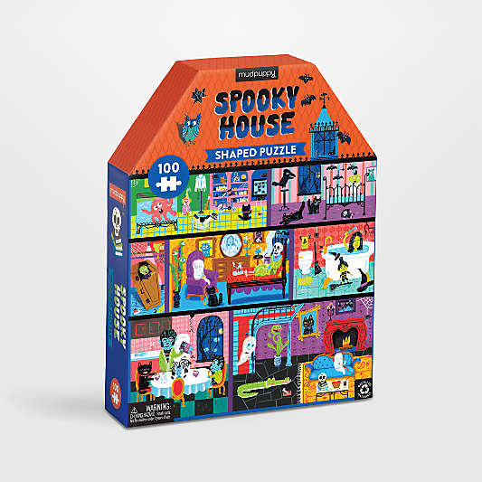 Spooky House 100-Piece Kids Halloween Puzzle