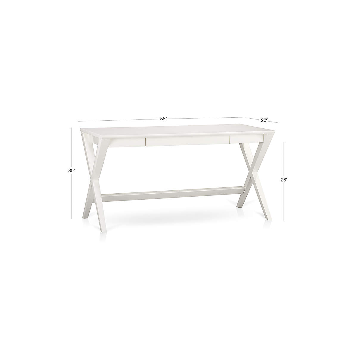 Crate and barrel store spotlight desk