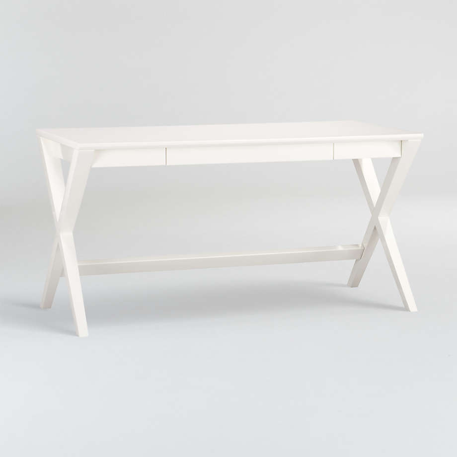 Crate and store barrel white desk