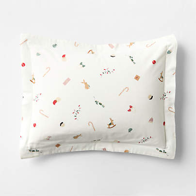 Supercozy Merry Moments Christmas 100% Organic Cotton Flannel Kids Pillow Sham