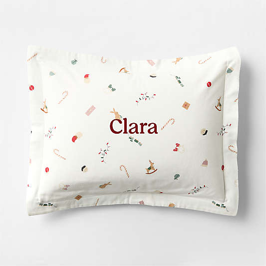 Supercozy Merry Moments Christmas 100% Organic Cotton Flannel Kids Pillow Sham