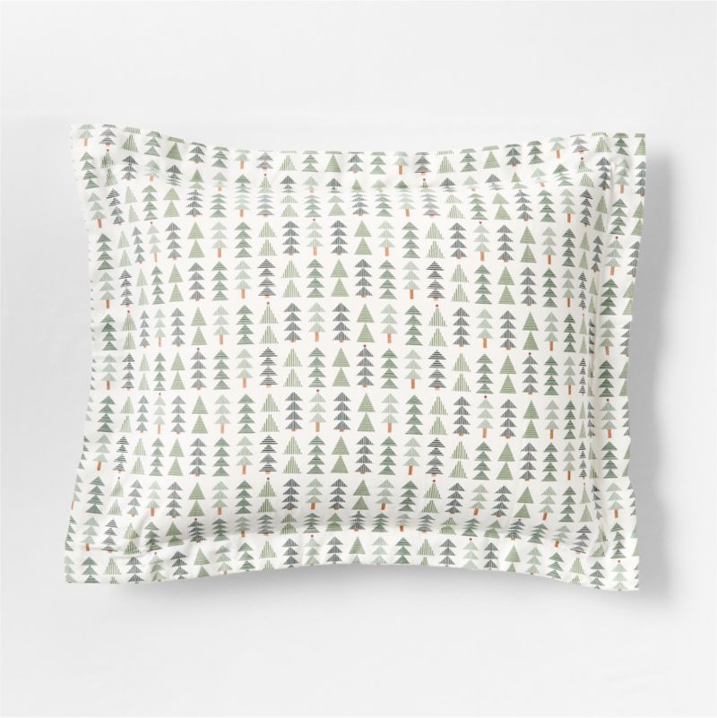 Viewing product image Supercozy Oh Christmas Tree Organic Flannel Kids Pillow Sham - image 1 of 4