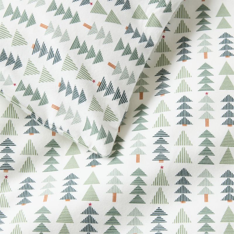 Supercozy Oh Christmas Tree 100% Organic Cotton Flannel Kids Full/Queen Duvet Cover - image 2 of 5