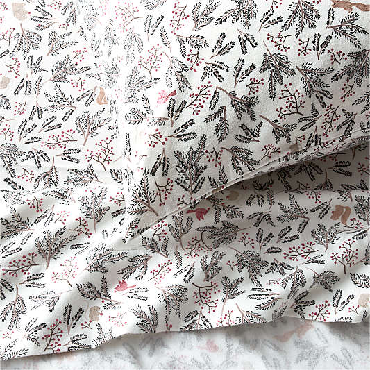 Supercozy Enchanted Winter Wonderland 100% Organic Cotton Flannel Kids Sheet Set
