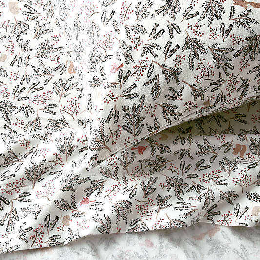 Supercozy Enchanted Winter Wonderland 100% Organic Cotton Flannel Kids Sheet Set