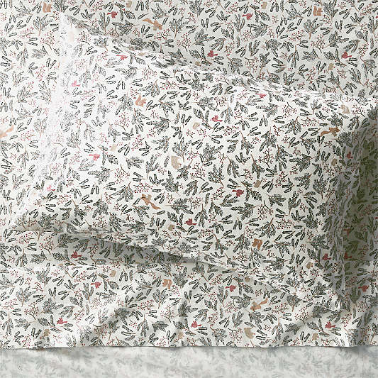 Supercozy Enchanted Winter Wonderland 100% Organic Cotton Flannel Kids Twin Sheet Set