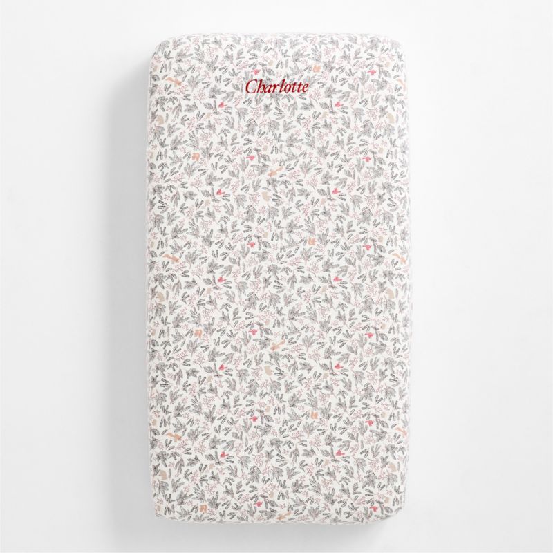 Supercozy Enchanted Winter Wonderland Organic Flannel Baby Crib Fitted Sheet - image 4 of 8