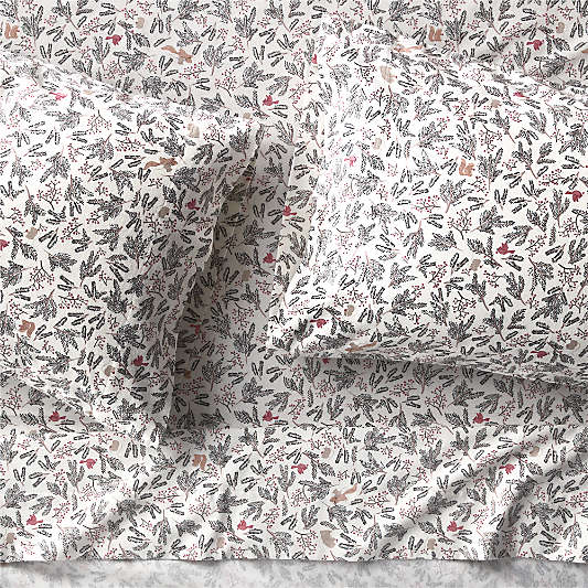 Supercozy Enchanted Winter Wonderland 100% Organic Cotton Flannel Kids Sheet Set
