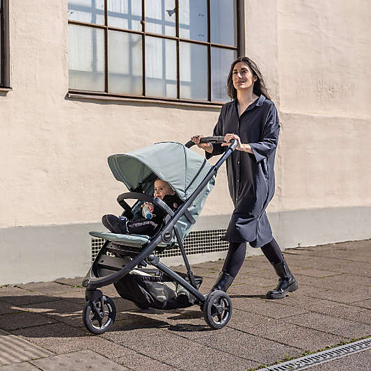 Thule Spring 2 Mist Green Compact City Newborn Stroller