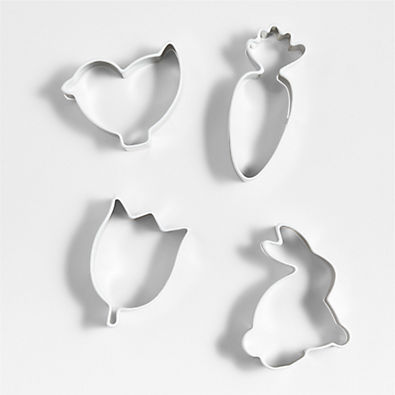 View Spring Cookie Cutters, Set of 4 details