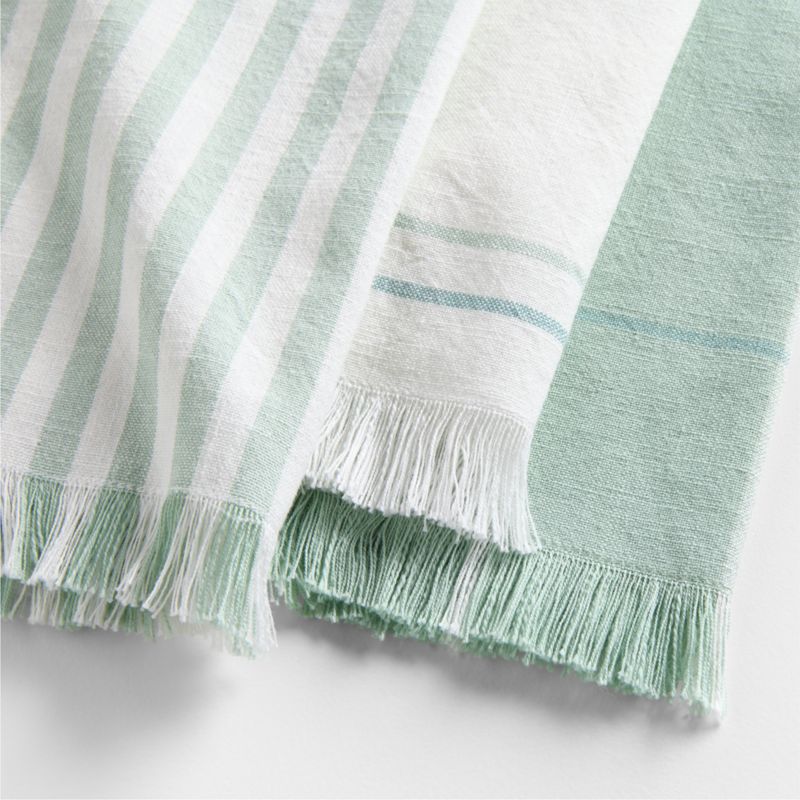 Spring Fringe Dusty Jade Organic Cotton Dish Towels, Set of 3 - image 2 of 3