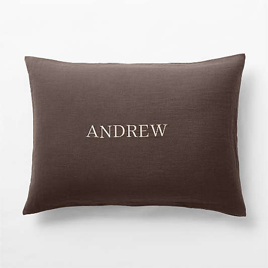 Supersoft Cacao Brown Organic Cotton Gauze Kids Pillow Sham