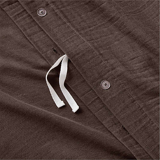 Supersoft Cacao Brown 100% Organic Cotton Gauze Kids Duvet Cover